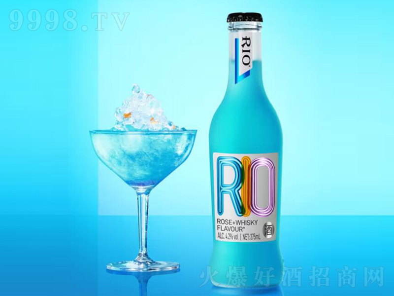 �J��RIO��ƹ����uβ���A(y��)�{(di��o)�ƽ�(j��ng)�䲣��ƿ�{(l��n)ɫ��4.2��275ml��