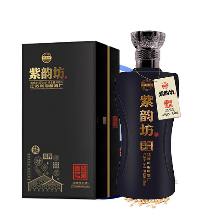 紫韻坊酒窖藏壹號(hào)濃香型白酒【480ml×6】