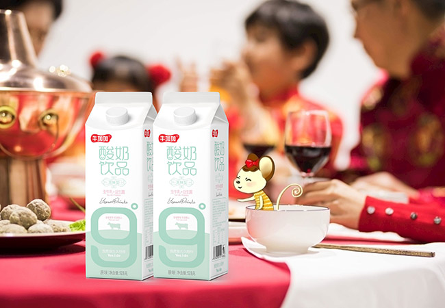 牛加加酸奶飲品1×928g×12盒