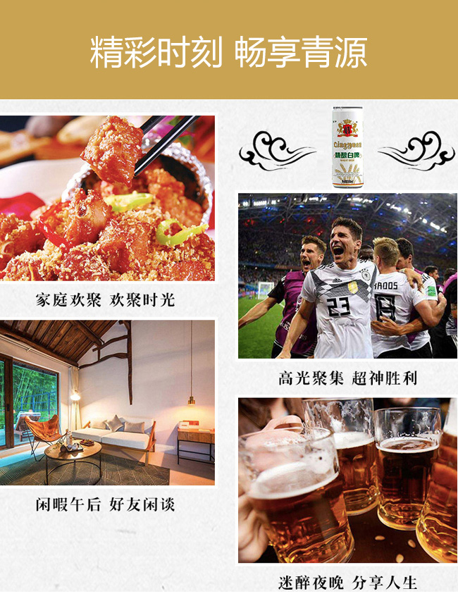 青源精釀白啤酒500ml