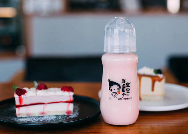 初飲我還是個寶寶草莓味酸奶飲品【280g】