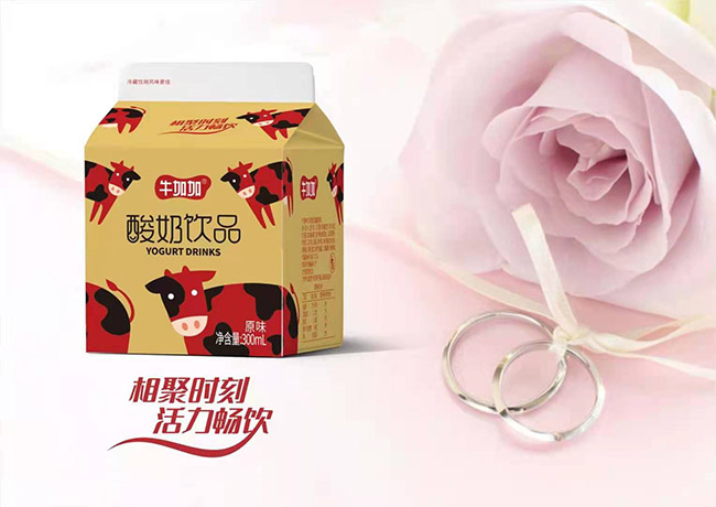牛加加酸奶飲品原味300ml