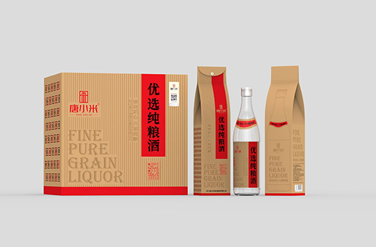 唐小米優(yōu)選純糧酒濃香型白酒【42度500ml】